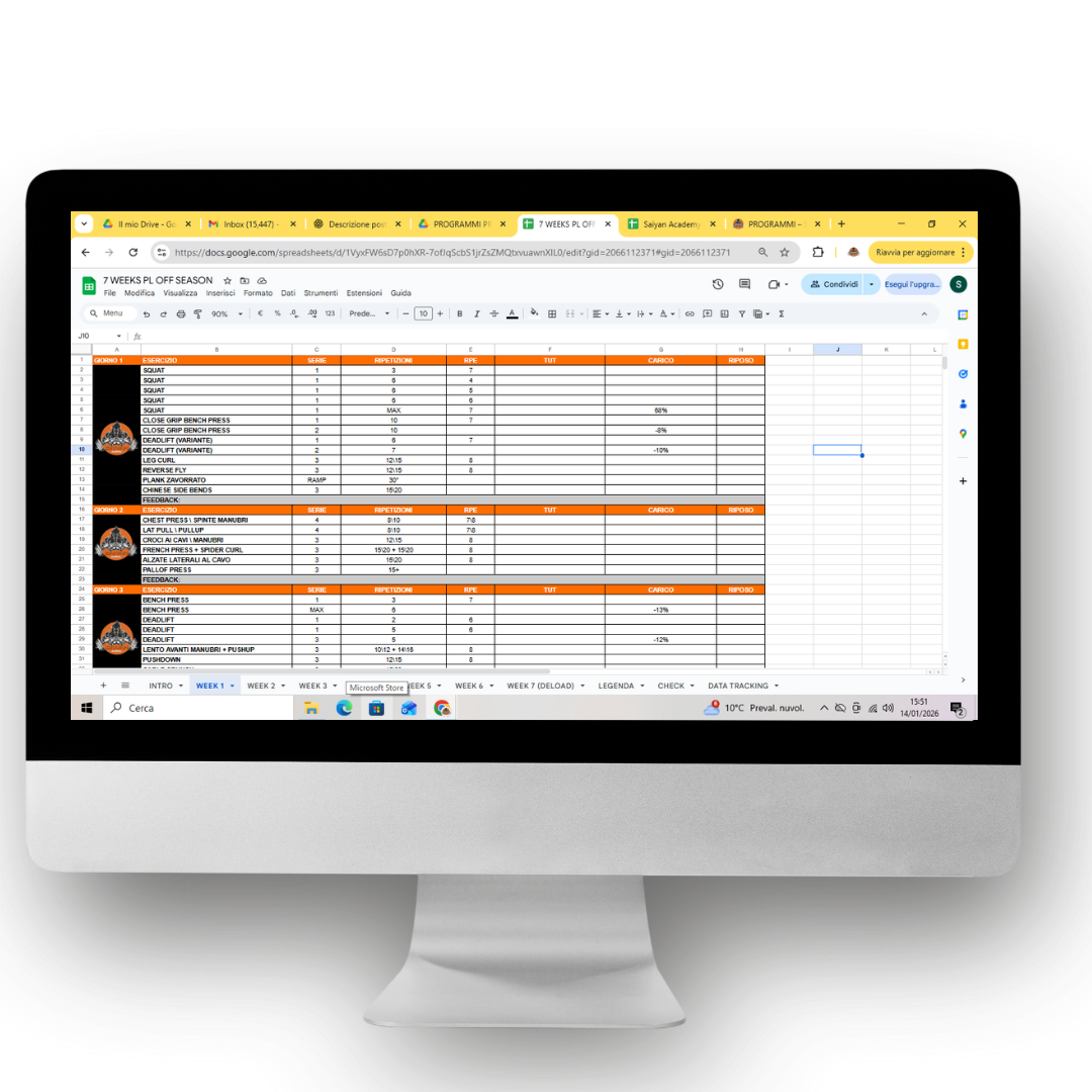 7 WEEKS PL OFF SEASON