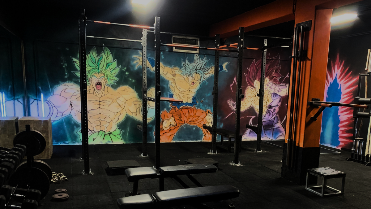 Sala forza della Saiyan Academy a Cercola
